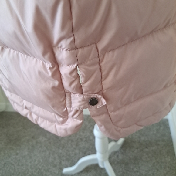 J. Jill Vest Womens Sz M Pink Down Puffer Full Zip Mock Neck EUC - Picture 4 of 9